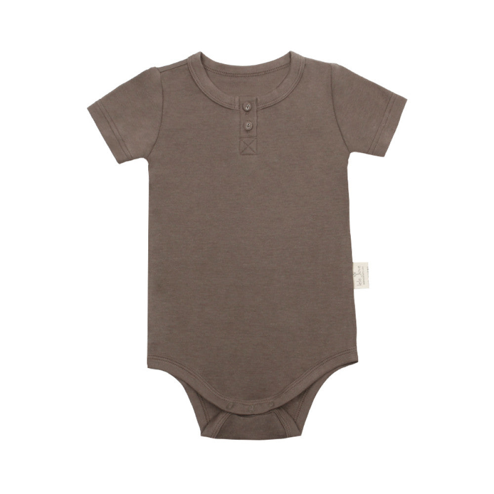 lelejove Nordic style baby short sleeved fart clothes wool blended short sleeved romper baby light breathable short crawling image 6