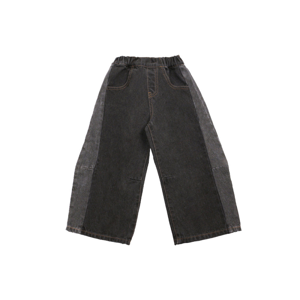 lelejove Nordic style children s jeans 24 spring and autumn boys and girls baby straight pants fashionable wide leg pants image 18