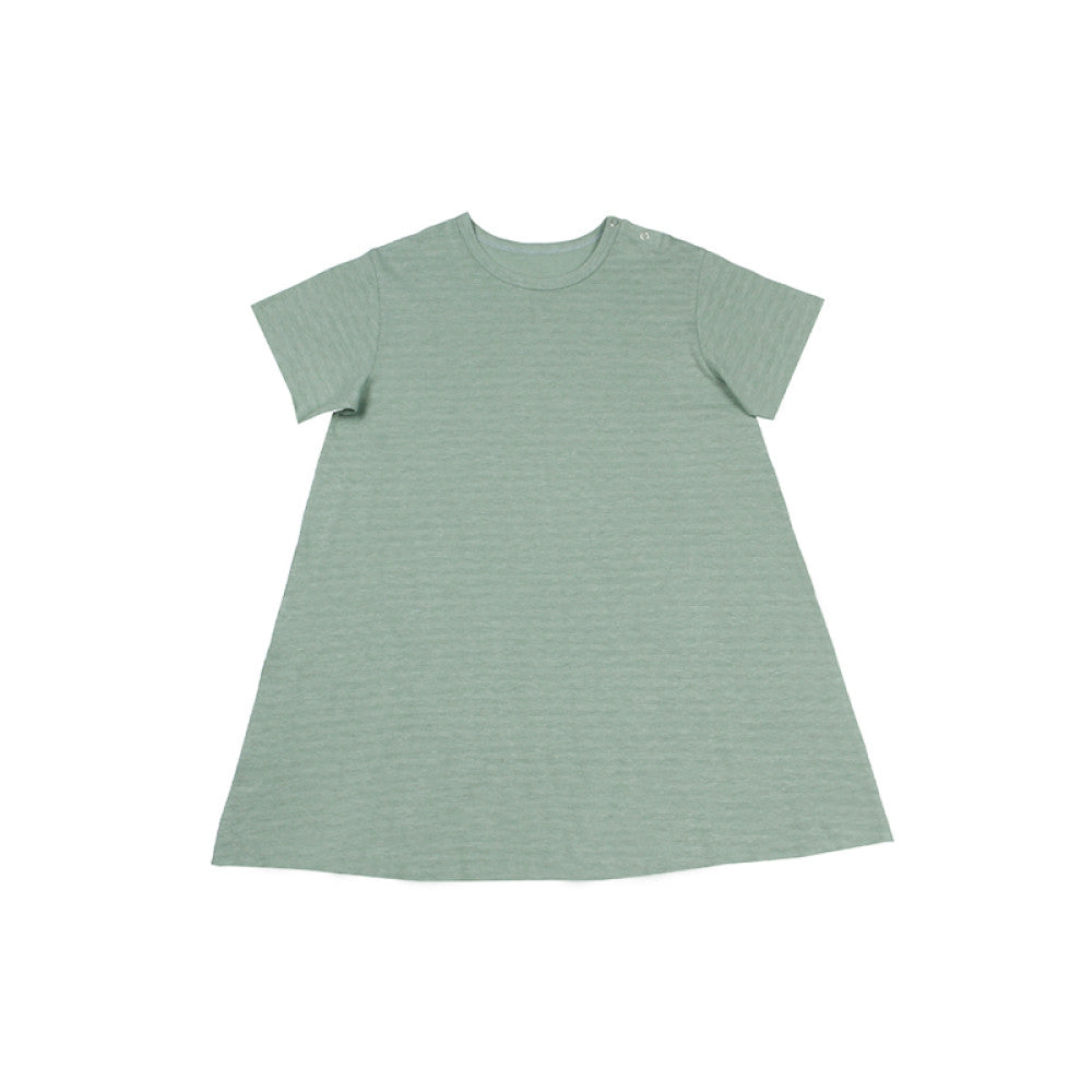 lelejove Nordic style children s dress 24 summer new style girl baby T skirt comfortable breathable solid color dress image 18