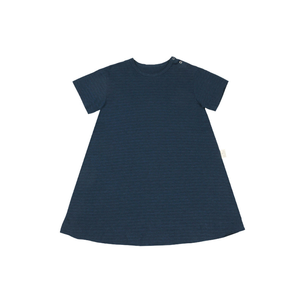 lelejove Nordic style children s dress 24 summer new style girl baby T skirt comfortable breathable solid color dress image 30
