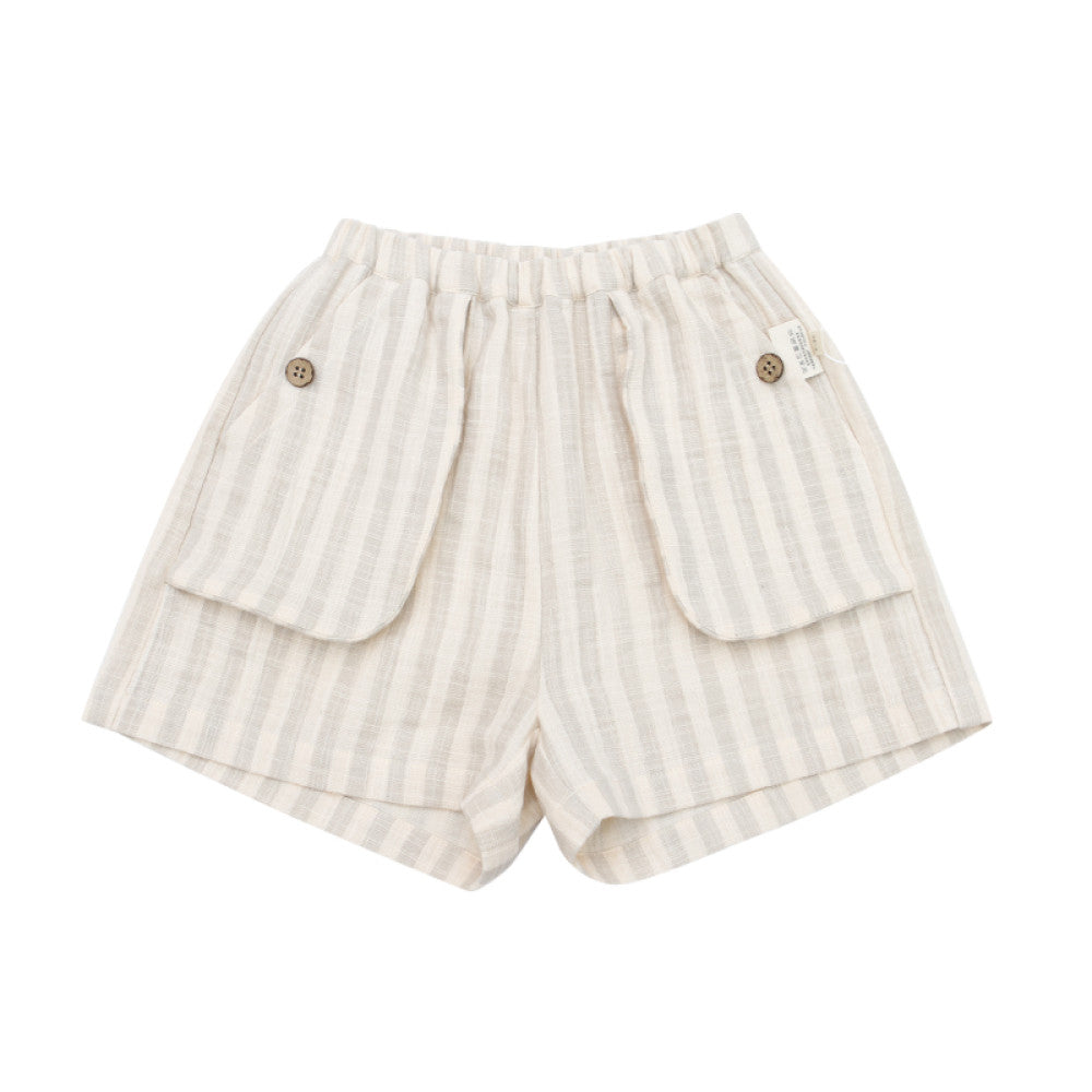 Breathable cotton lelejove children s 25 summer shorts baby pure cotton shorts lightweight breathable striped texture shorts image 33