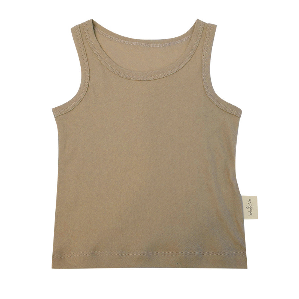 Cicada wing cotton lelejove children s lightweight vest 25 summer unisex solid color I shaped vest sleeveless top image 49