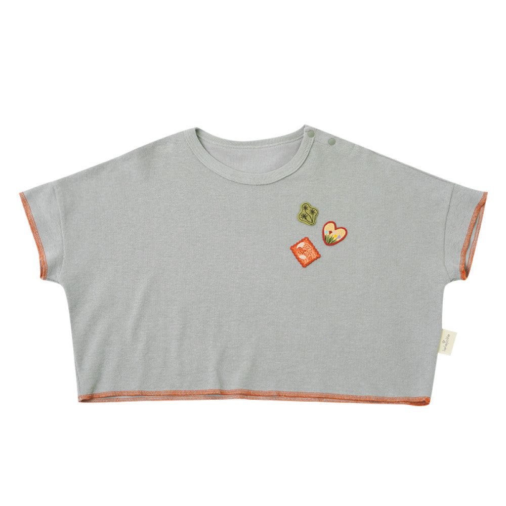 Lelejove Children s Relaxation Short sleeved T shirt for Men and Women s Baoxia Loose Short T shirt Skin friendly Towel Cotton Moisture wicking and Breathable image 18