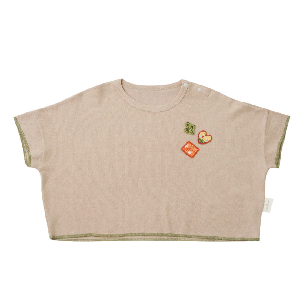 Lelejove Children s Relaxation Short sleeved T shirt for Men and Women s Baoxia Loose Short T shirt Skin friendly Towel Cotton Moisture wicking and Breathable image 30