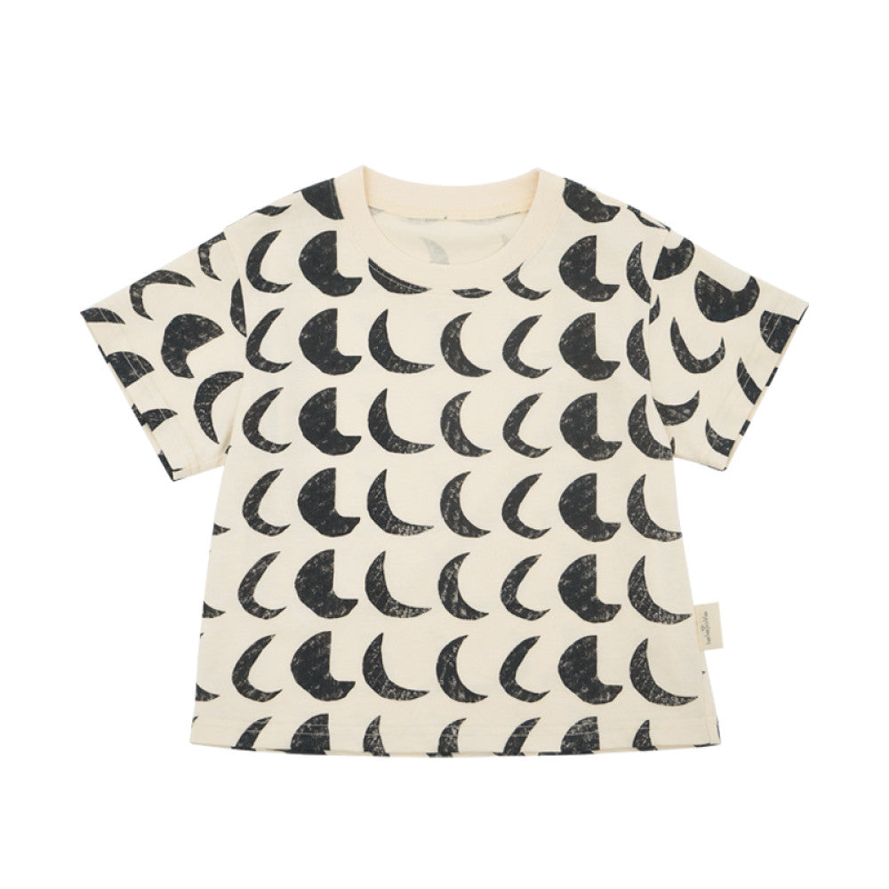 Lelejove Nordic style children s short sleeved T shirt 25 summer new item baby printed short sleeved T shirt T unisex versatile T shirt image 6