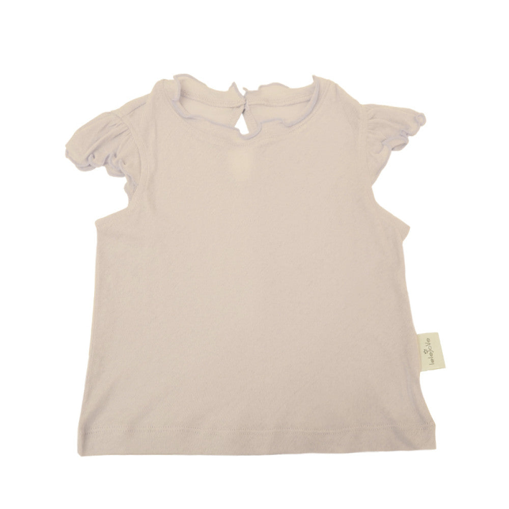 Cicada wing cotton lelejove children s lightweight T shirt 25 summer women s treasure solid color sleeveless T sweet little flying sleeve top image 42