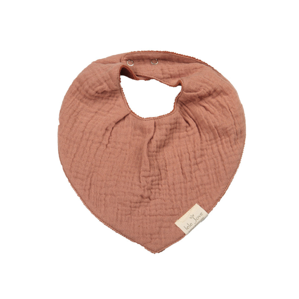 lelejove Nordic style four seasons newborn children solid color bib infant feeding towel baby bib image 6