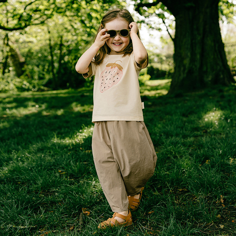lelejove Nordic style children s outdoor lightweight mosquito proof pants 25 summer boys and girls light trousers moisture absorbing quick drying image 3