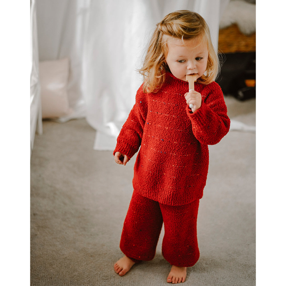 lelejove Nordic style parent child home wear suits autumn and winter baby pajamas pajamas warm and comfortable image 4