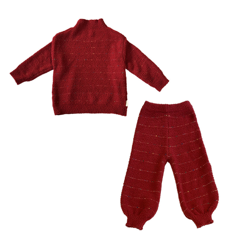 lelejove Nordic style parent child home wear suits autumn and winter baby pajamas pajamas warm and comfortable image 21