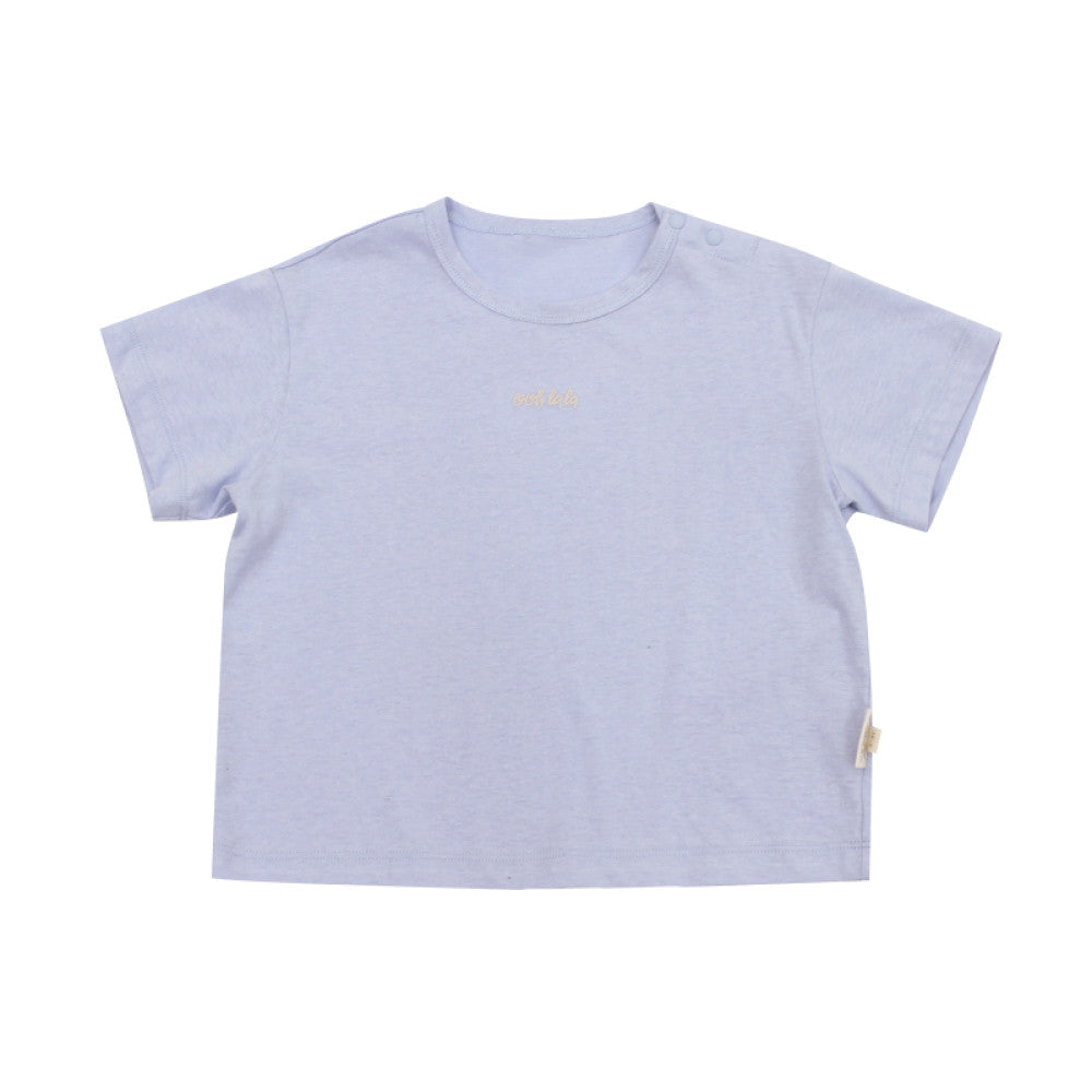 lelejove Nordic style children s short sleeved 25 summer new men s and women s short sleeved T shirts simple letter half sleeved tops image 2