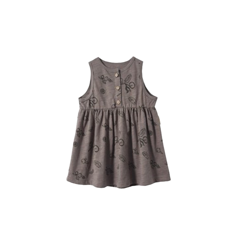 Radish Print Sleeveless Dress
