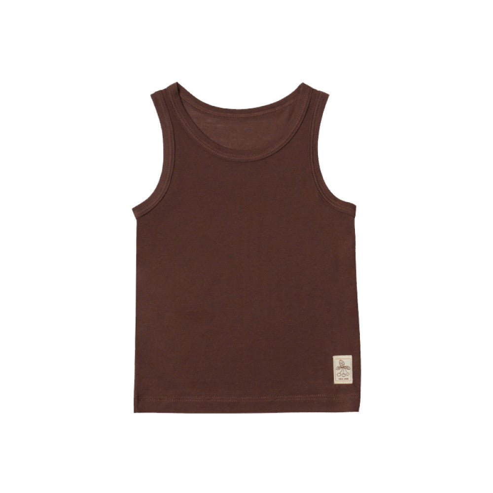 lelejove Nordic style children s 25 summer vest Tencel cool vest baby cool solid color sleeveless vest image 33