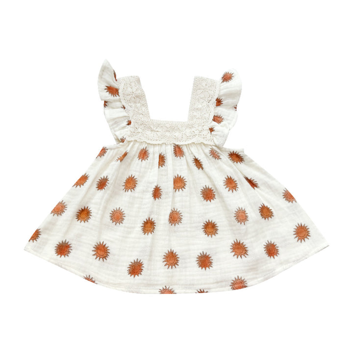 Lelejove Nordic style children s sweet vest 24 summer new women s baby chiffon camisole vest flower bud pants set image 18