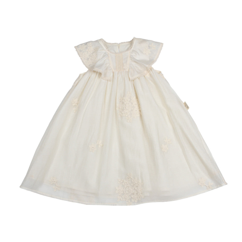 Lelejove Nordic style girls princess dress with exquisite embroidery 5 summer new women s treasure satin light quality dress image 5