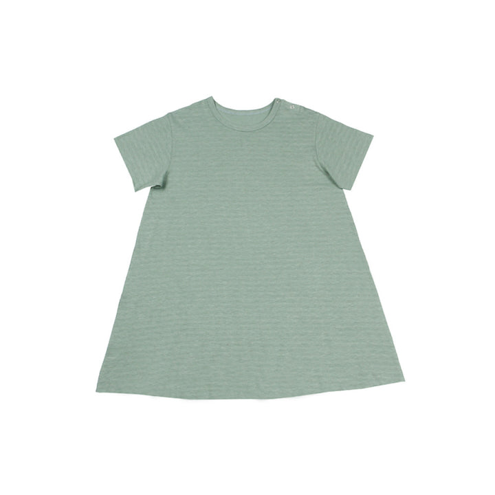 lelejove Nordic style children s dress 24 summer new style girl baby T skirt comfortable breathable solid color dress image 18
