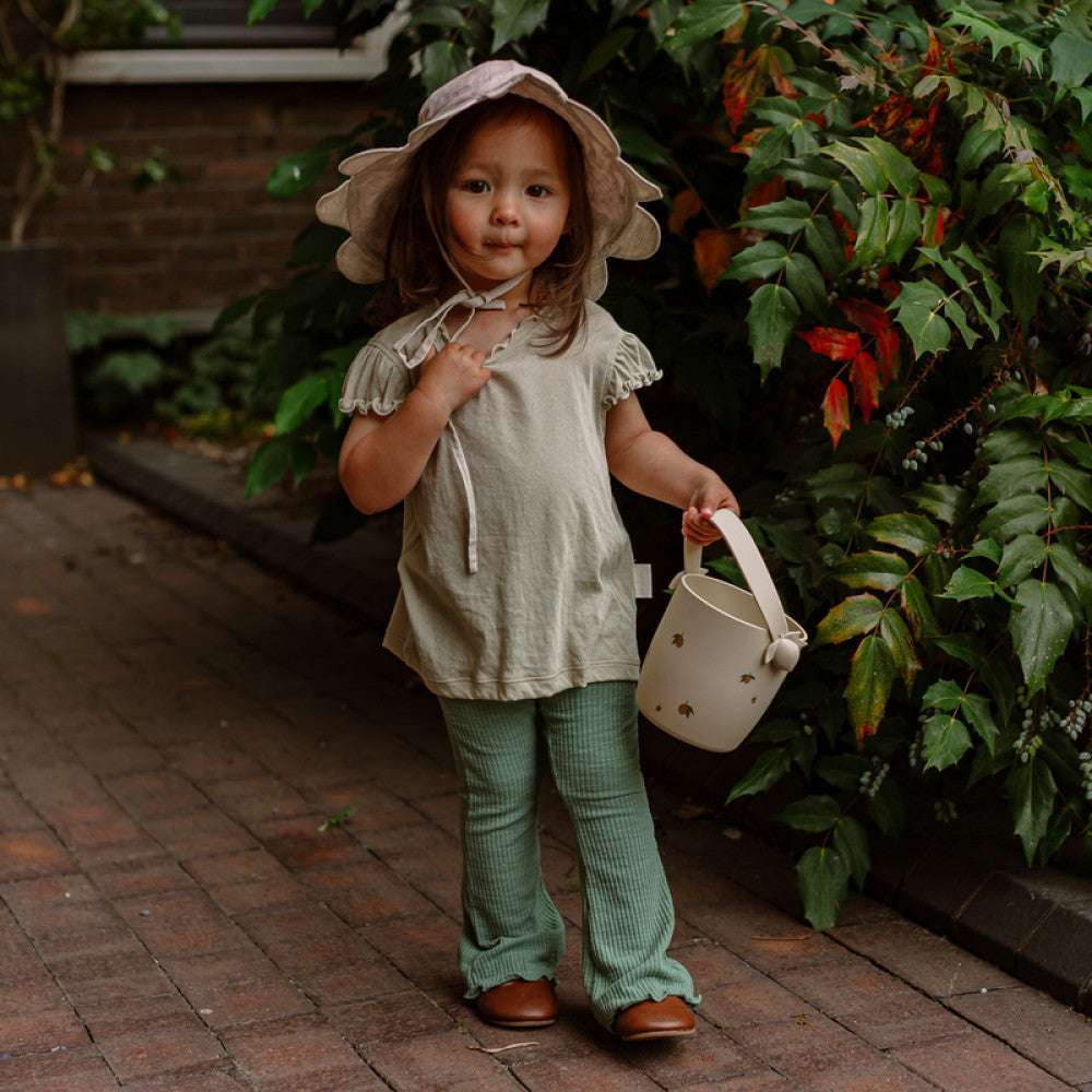 lelejove Nordic style 25 spring and summer new products children s casual trousers girls baby micro flared pants light and soft pants image 4