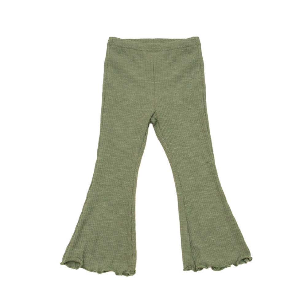 lelejove Nordic style 25 spring and summer new products children s casual trousers girls baby micro flared pants light and soft pants image 6