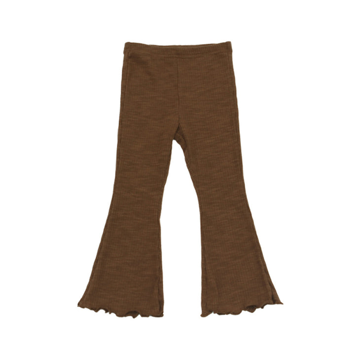 lelejove Nordic style 25 spring and summer new products children s casual trousers girls baby micro flared pants light and soft pants image 18