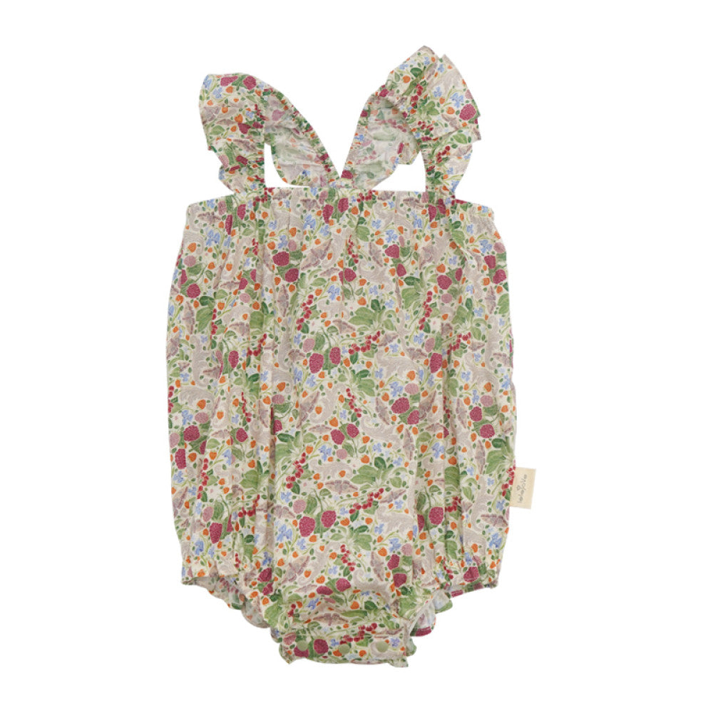 Lelejove 25 summer baby bag fart clothes light and thin Ha clothes women s treasure Xiao Fei sleeve crawling clothes newborn year old clothes image 7
