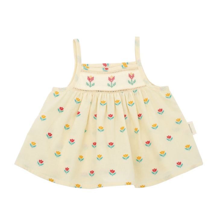 Lelejove girls camisole vest 5 summer women s treasure tulip jacquard cute vest lightweight sleeveless top image 6