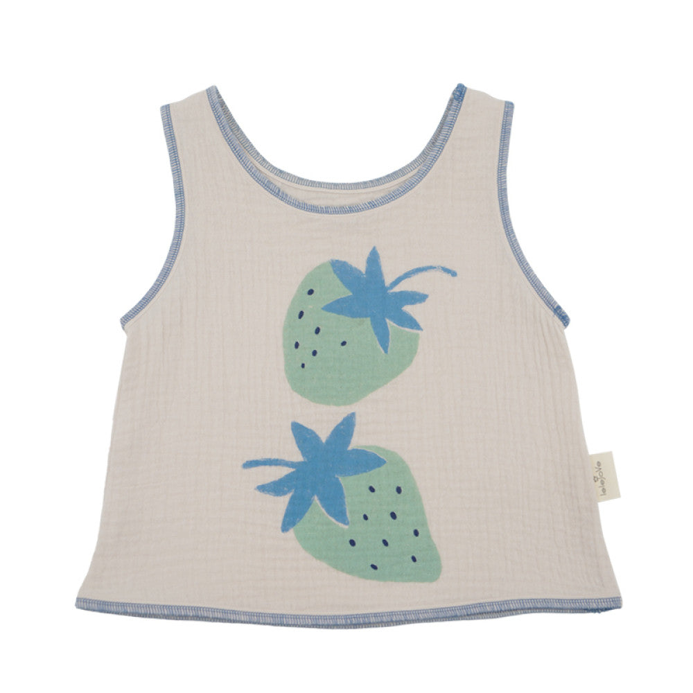 Lelejove Children s Lightweight Tank Top 25 Summer Men s and Women s Treasure Printed Loose Tank Top Breathable Double layer Yarn Sleeveless Top image 6