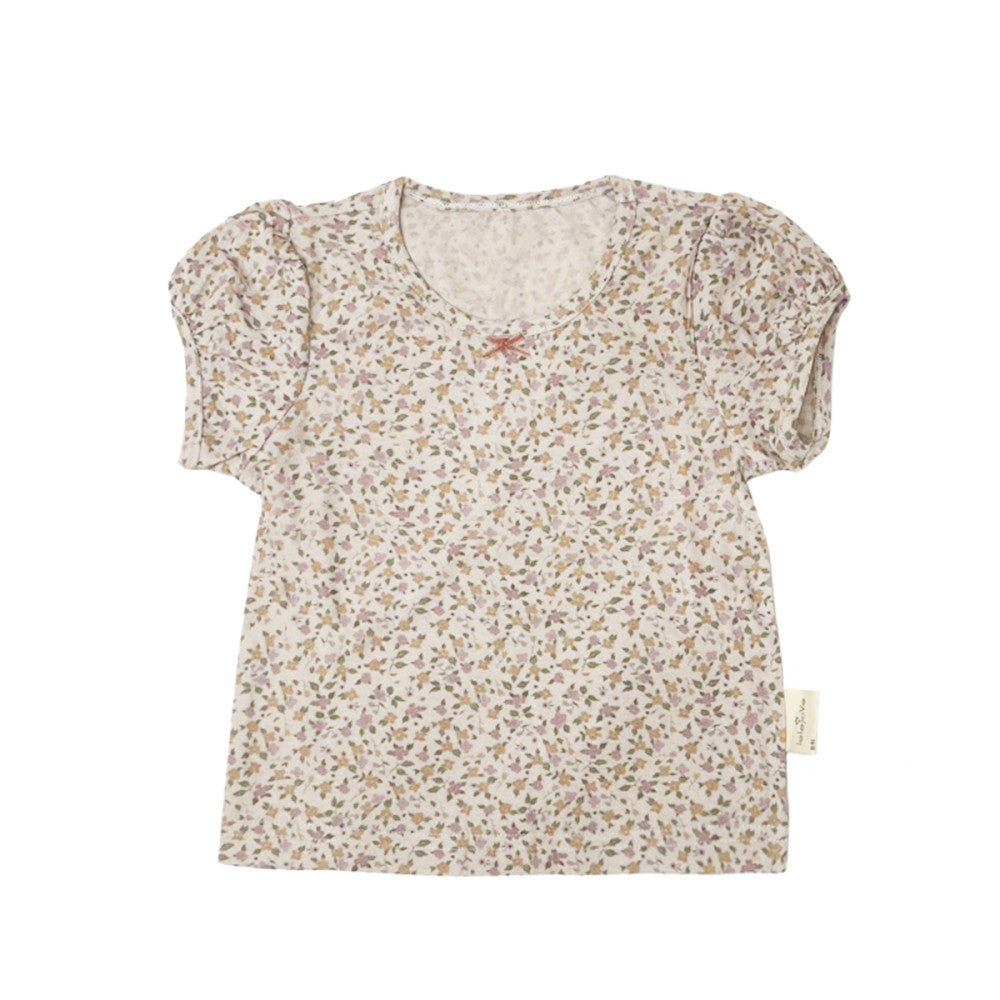 Yasel Lelejove Nordic style women s printed short sleeved T shirt 25 summer new cute children s floral short T image 18