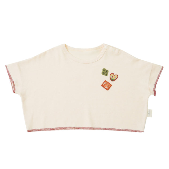 Lelejove Children s Relaxation Short sleeved T shirt for Men and Women s Baoxia Loose Short T shirt Skin friendly Towel Cotton Moisture wicking and Breathable image 6