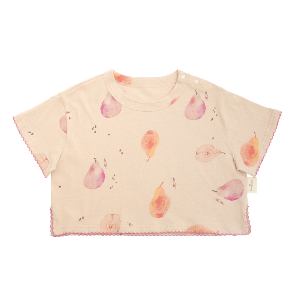 Lelejove children s short sleeved T shirt baby summer fruit print pure cotton short sleeved T shirt vitality sweet shorts image 22