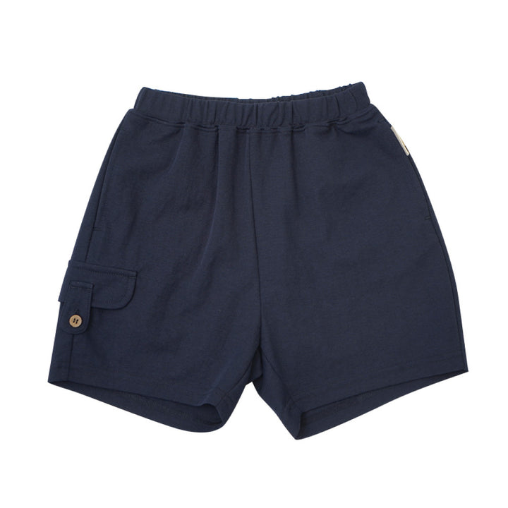 Tencel Cool Feeling lelejove Nordic style children s summer shorts for boys simple solid color all match shorts image 18