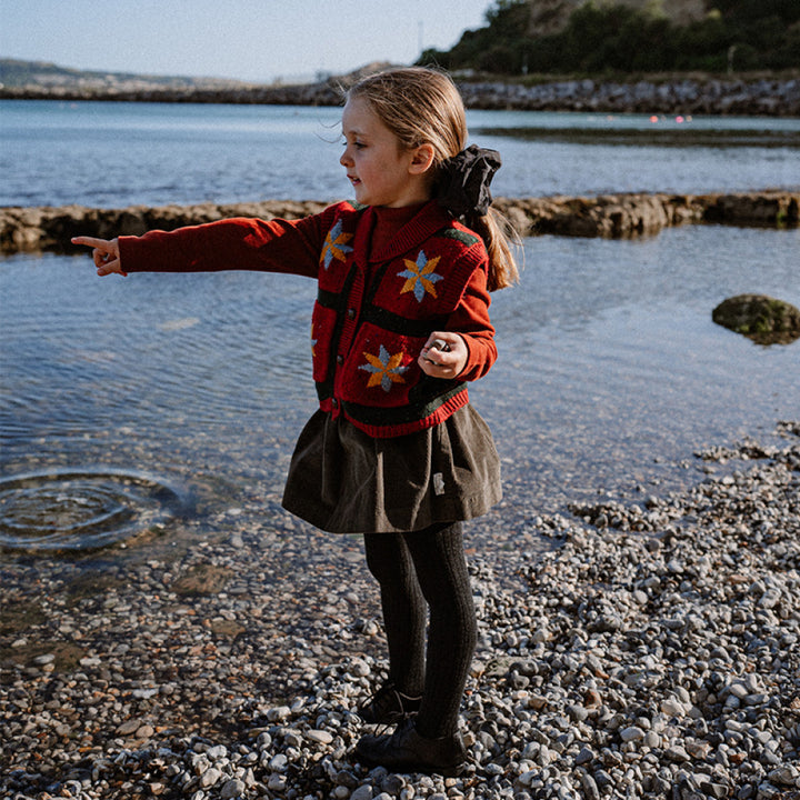 Lelejove Nordic style children s wool socks 25 basic short socks for boys and girls mid length socks for all seasons image 3