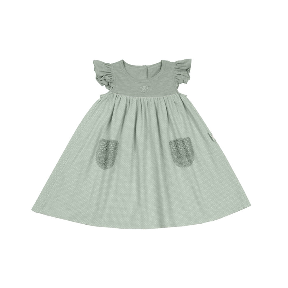 Lelejove Nordic style girls dress summer fresh vest dress women s treasure polka dot small flying sleeve dress image 30