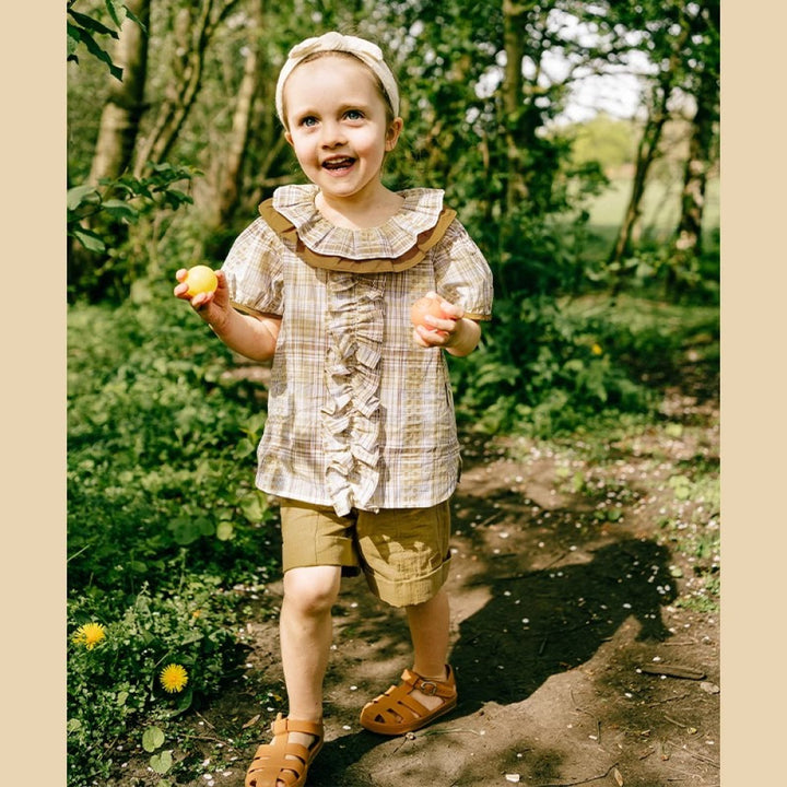 lelejove Nordic style children s shorts boys and girls shorts 25 summer thin pants niche texture versatile shorts image 3