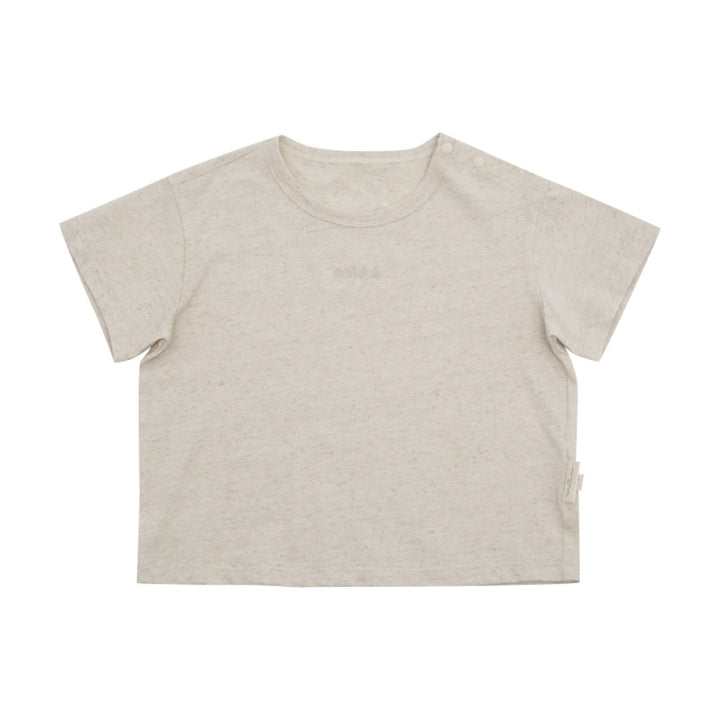 lelejove Nordic style children s short sleeved 25 summer new men s and women s short sleeved T shirts simple letter half sleeved tops image 14