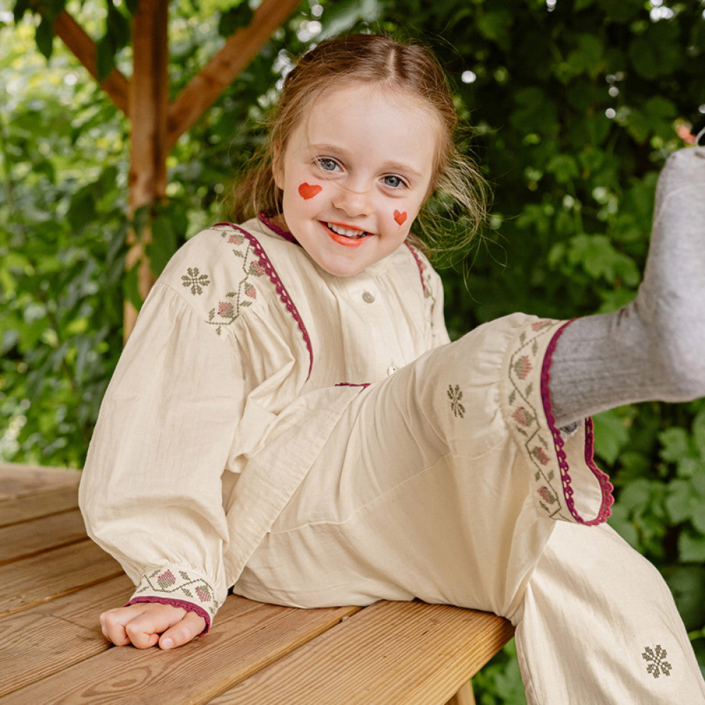 Toddler Ruffle Bottom Soft Cotton Ruffle Top & Bottom Set