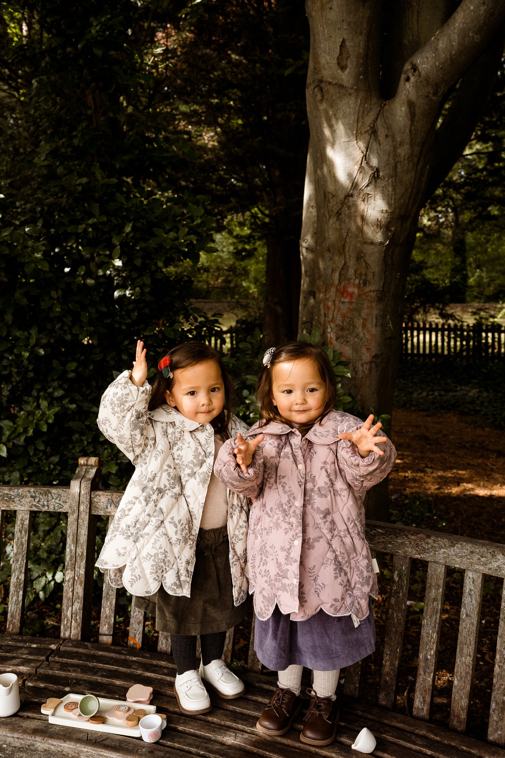 New Arrival – Mid Length Petal Collar Down Coat