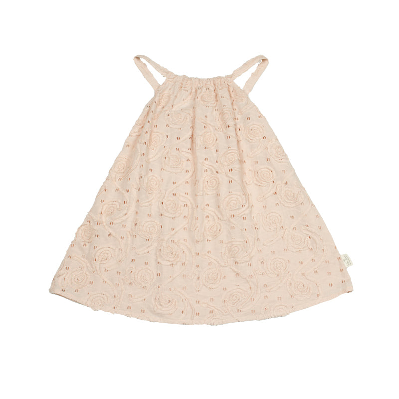 Embroidered Cotton Sling Dress