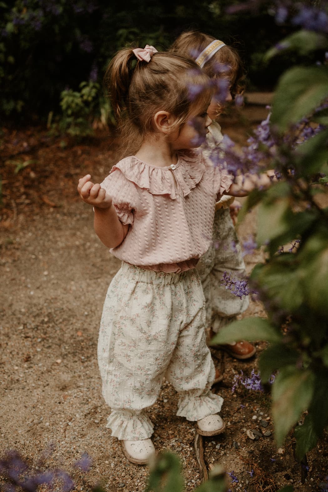 New Arrival – Jacquard Floral Lantern Pants
