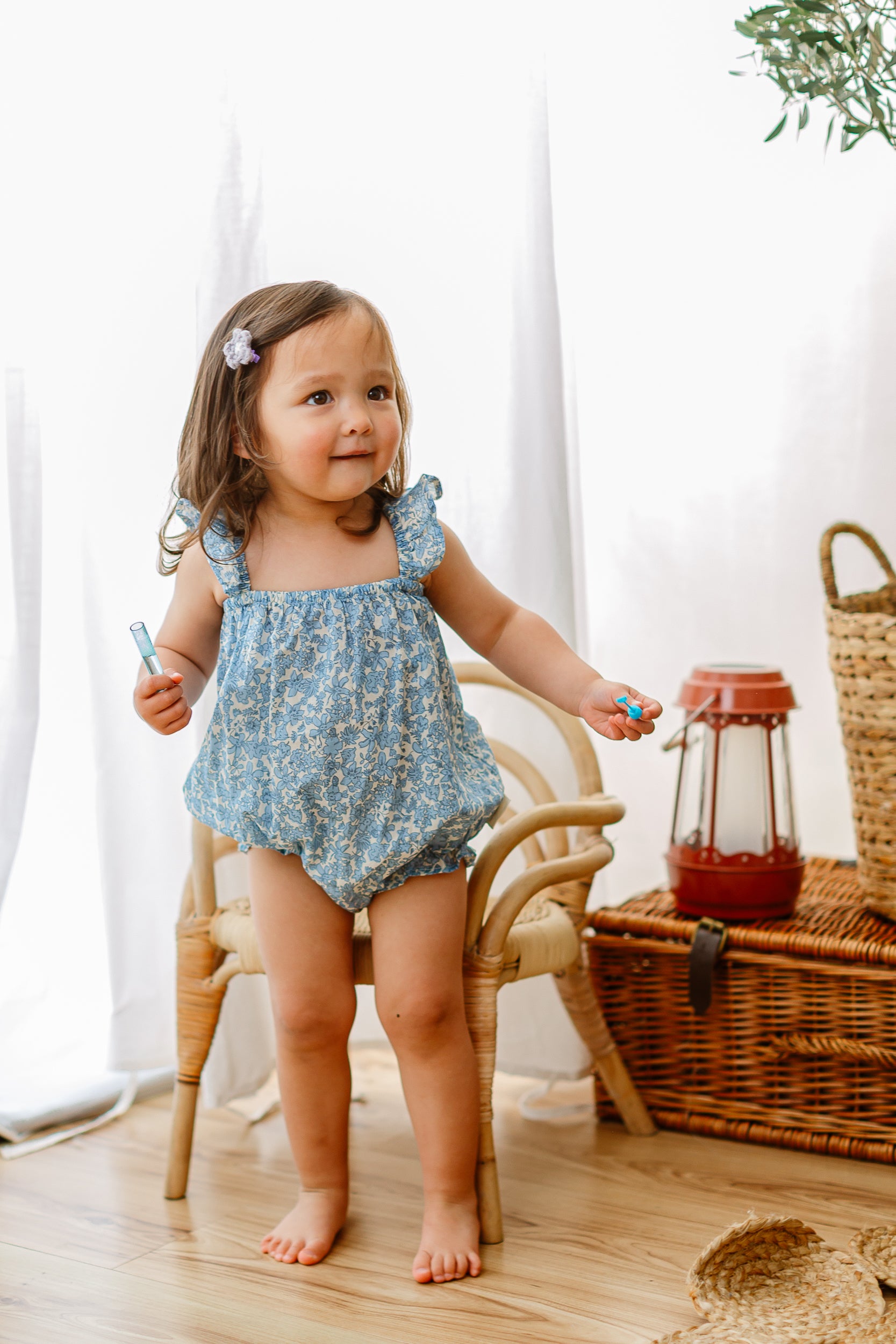 Handmade Crochet Flower Hairpin