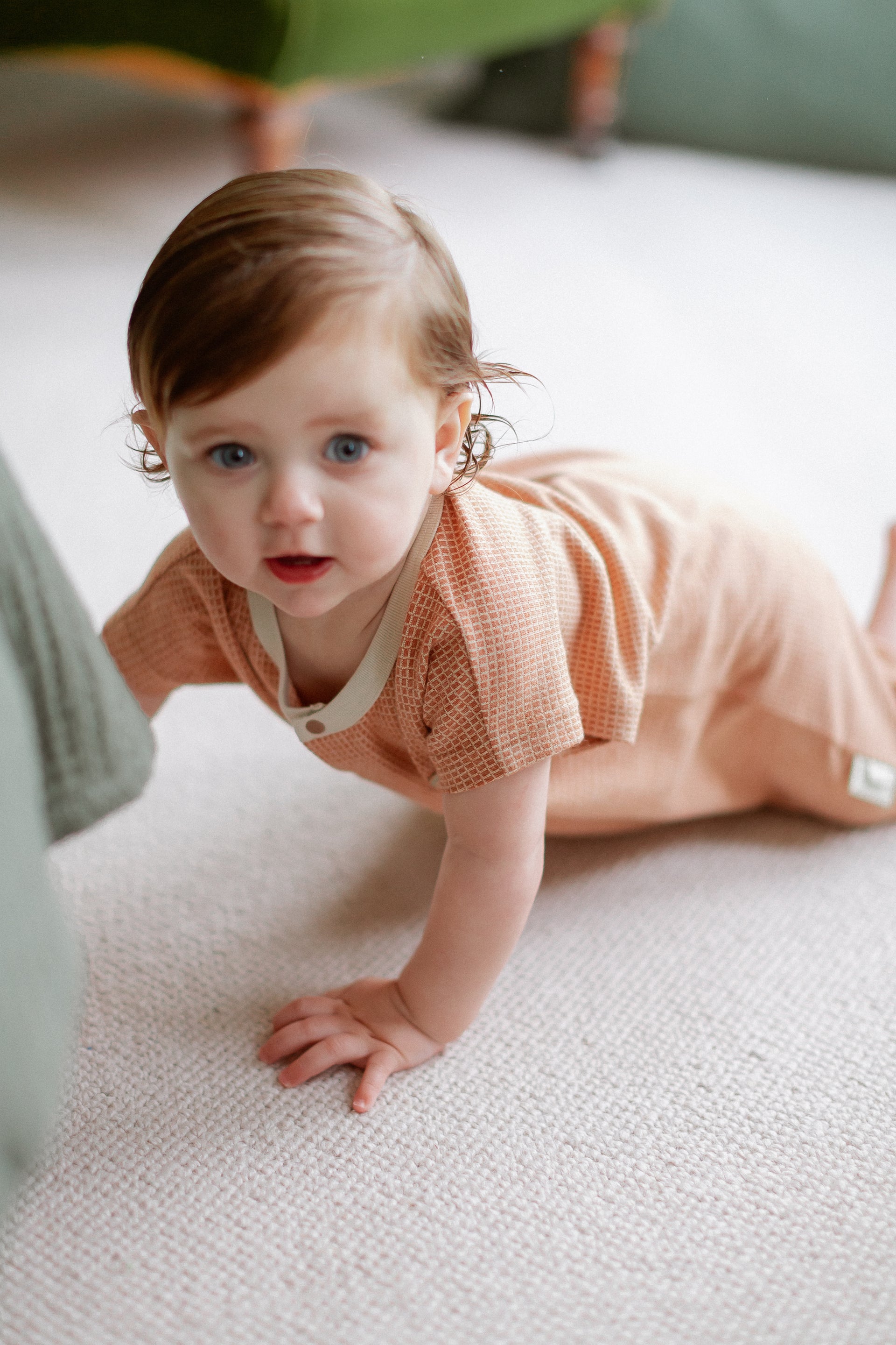 New Arrival – Organic Waffle Lounge Romper