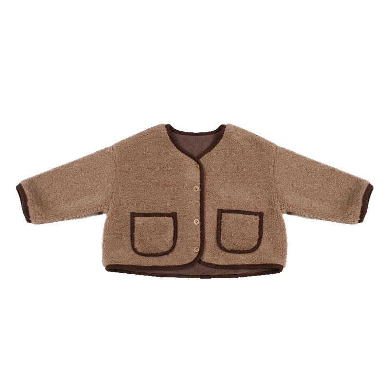 Retro Casual Fleece Jacket