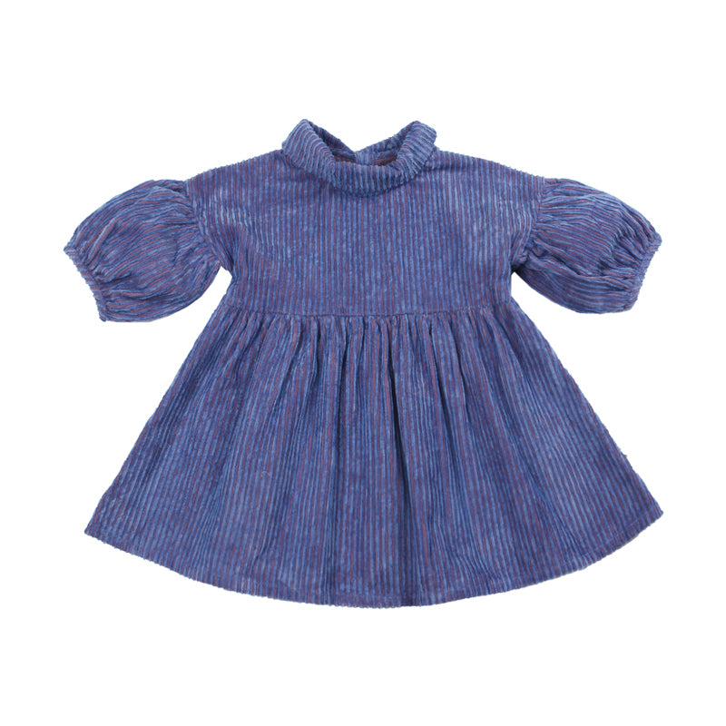 Peter Pan Collar Corduroy Dress