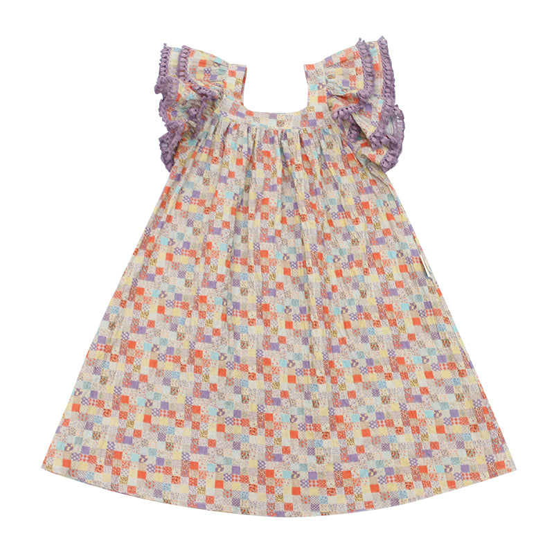 Ruffle Sleeve Summer Dress