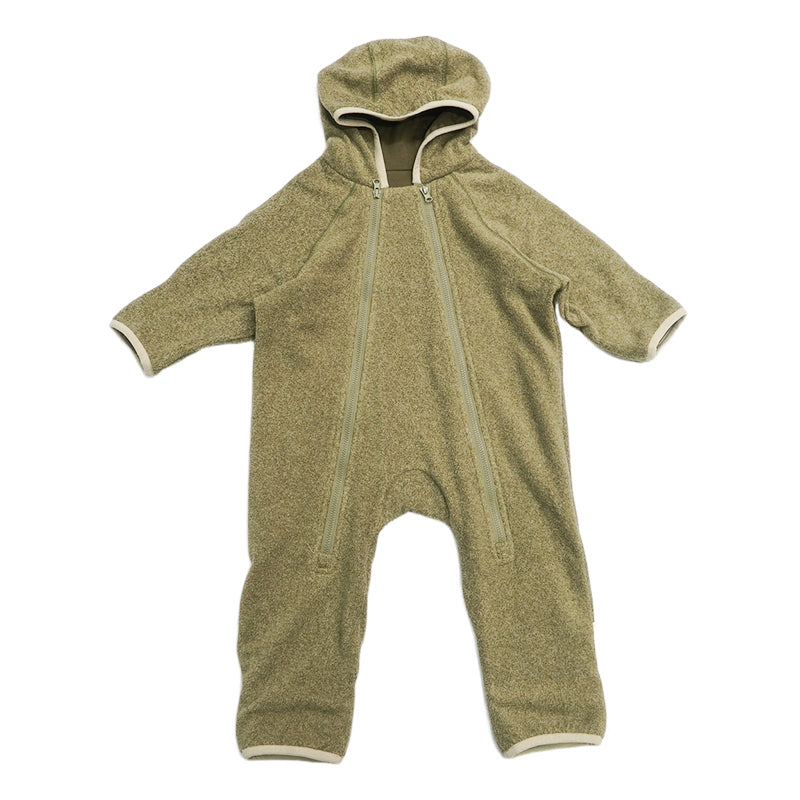 Cozy Fleece Zip Up Baby Jumpsuit