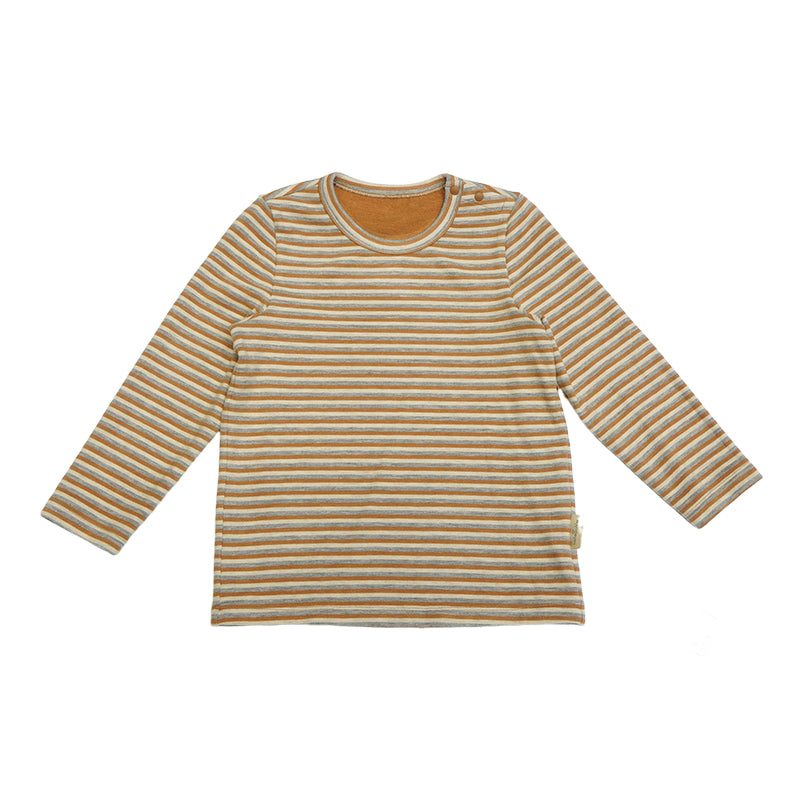 New Arrival – Fleece Lined Striped Long Sleeve Tee & Pants Set
