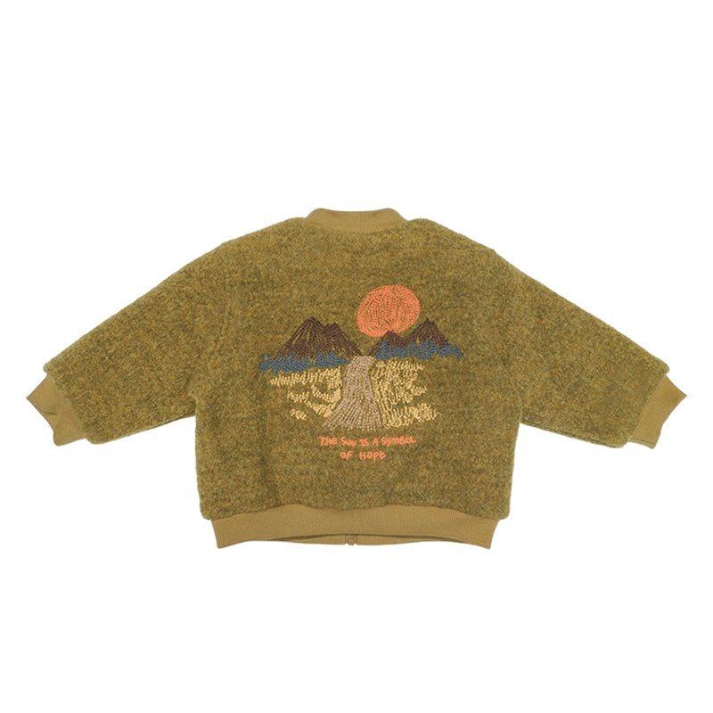 New Arrival – Pure Wool Bomber Jacket