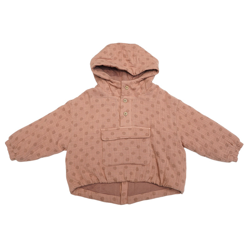 New Arrival – Polka Dot Padded Hoodie