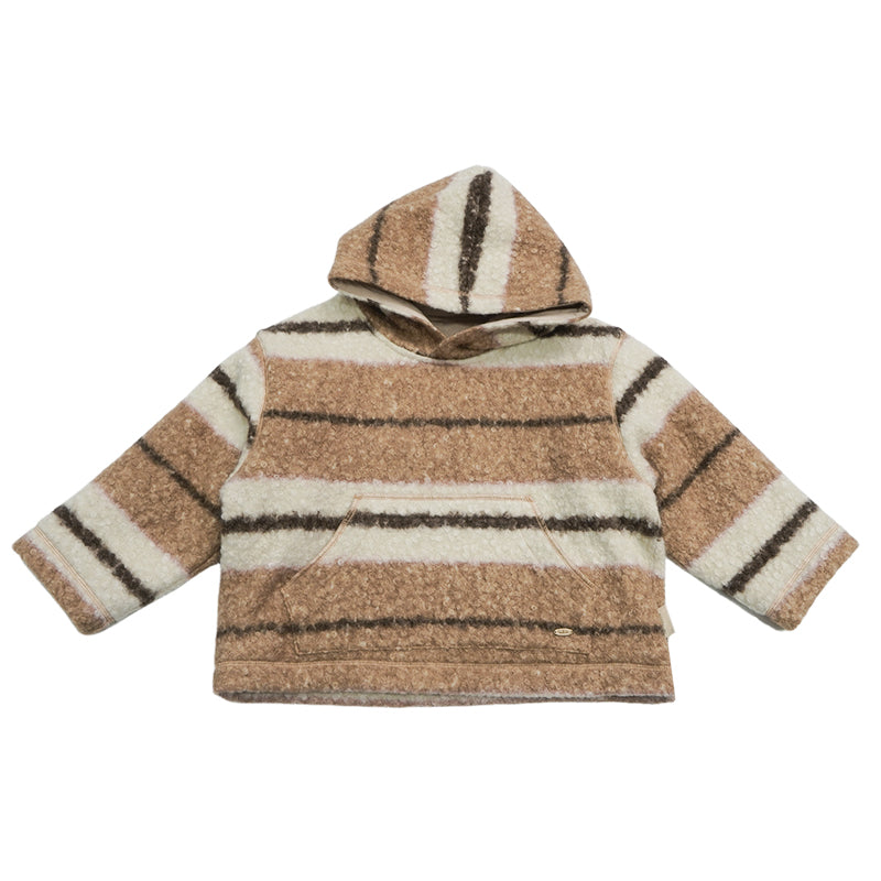 New Arrival – Hooded Sherpa Stripe Sweatshirt