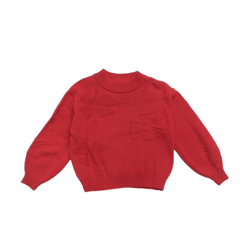 New Arrival – Clover Jacquard Knit Sweater