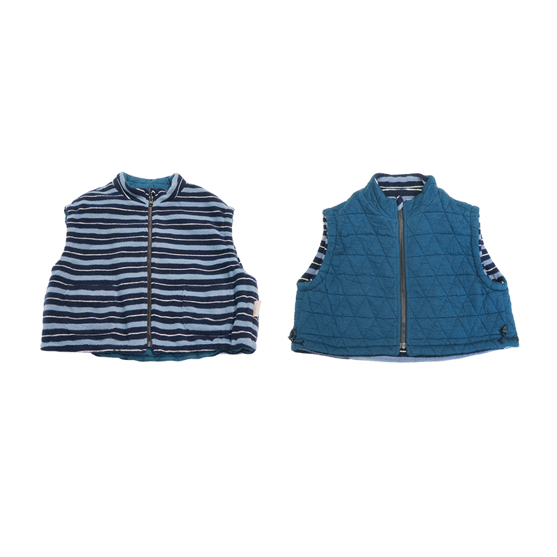 New Arrival – Quilted Fleece Reversible Vest